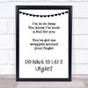 The Cranberries Linger Song Lyric Quote Print