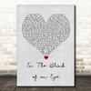 Those Damn Crows In The Blink of an Eye Grey Heart Song Lyric Print