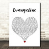 Turnpike Troubadours Evangeline White Heart Song Lyric Print