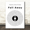 Twenty One Pilots Fall Away Vinyl Record Song Lyric Print