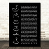 Wendy Moten Come In Out Of The Rain Black Script Song Lyric Print