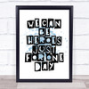 Blue Heroes David Bowie Song Lyric Quote Print