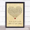 Bing Crosby Too-Ra-Loo-Ra-Loo-Ral (That's An Irish Lullaby) Vintage Heart Song Lyric Quote Music Print