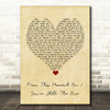 Caleb and Kelsey From This Moment On You're Still The One Vintage Heart Song Lyric Quote Music Print