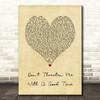 Panic! At The Disco Don't Threaten Me With A Good Time Vintage Heart Song Lyric Quote Music Print