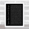 Fall Out Boy Sophomore Slump Or Comeback Of The Year Black Script Song Lyric Quote Music Print