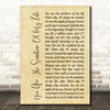 Stevie Wonder You Are The Sunshine Of My Life Rustic Script Song Lyric Quote Music Print