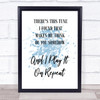 Blue Do I Wanna Know Arctic Monkeys White Black Song Lyric Quote Print