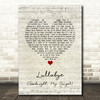Billy Joel Lullabye (Goodnight, My Angel) Script Heart Song Lyric Quote Music Print