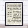 Bob Dylan It's All Over Now, Baby Blue Vintage Script Song Lyric Quote Music Print