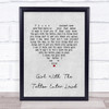 Miguel Girl With The Tattoo Enter.Lewd Grey Heart Song Lyric Quote Music Print