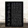 Nat King Cole On The Street Where You Live Black Script Song Lyric Quote Music Print