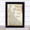 The Platters Only you (and you alone) Man Lady Dancing Song Lyric Quote Music Print