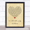 Lee Roy Parnell We All Get Lucky Sometimes Vintage Heart Song Lyric Quote Music Print
