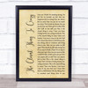 Katie Melua The Closest Thing To Crazy Rustic Script Song Lyric Quote Music Print