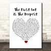 Rod Stewart The First Cut Is The Deepest White Heart Song Lyric Quote Music Print