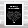 Cockney Rejects I'm Forever Blowing Bubbles Black Heart Song Lyric Quote Music Print