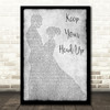 Ben Howard Keep Your Head Up Grey Man Lady Dancing Song Lyric Quote Music Print