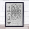 John Farnham A Touch Of Paradise Grey Rustic Script Song Lyric Quote Music Print