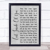 Barbra Streisand Lost Inside Of You Grey Rustic Script Song Lyric Quote Music Print