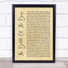 The Proclaimers The Battle Of The Booze Rustic Script Song Lyric Quote Music Print