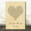 Queen Friends Will Be Friends Vintage Heart Song Lyric Quote Music Print
