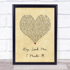 Panic! At The Disco Hey Look Ma, I Made It Vintage Heart Song Lyric Quote Music Print