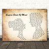 Alicia Keys Empire State Of Mind Man Lady Couple Song Lyric Quote Music Print