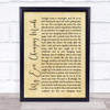 Paul Weller My Ever Changing Moods Rustic Script Song Lyric Quote Music Print