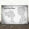 Dave Matthews Band Lover Lay Down Man Lady Couple Grey Song Lyric Quote Music Print