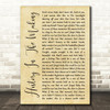 Darius Rucker History In The Making Rustic Script Song Lyric Quote Music Print