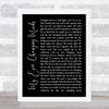 Paul Weller My Ever Changing Moods Black Script Song Lyric Quote Music Print