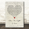 Lord Huron When The Night Is Over Script Heart Song Lyric Quote Music Print