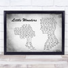 Rob Thomas Little Wonders Man Lady Couple Grey Song Lyric Quote Music Print