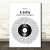 Modjo Lady (Hear Me Tonight) Vinyl Record Song Lyric Quote Music Print