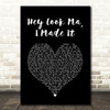 Panic! At The Disco Hey Look Ma, I Made It Black Heart Song Lyric Quote Music Print