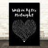 Patsy Cline Walkin' After Midnight Black Heart Song Lyric Quote Music Print