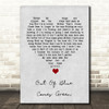 A-ha Out Of Blue Comes Green Grey Heart Song Lyric Quote Music Print