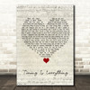 Garrett Hedlund Timing Is Everything Script Heart Song Lyric Quote Music Print