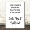 Do I Wanna Know Arctic Monkeys Black White Song Lyric Quote Print