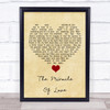 Eurythmics The Miracle Of Love Vintage Heart Song Lyric Quote Music Print