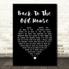 The Smiths Back To The Old House Black Heart Song Lyric Quote Music Print