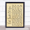 Barbra Streisand Lost Inside Of You Rustic Script Song Lyric Quote Music Print