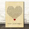 Alan Jackson Never Loved Before Vintage Heart Song Lyric Quote Music Print