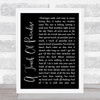 John Farnham A Touch Of Paradise Black Script Song Lyric Quote Music Print