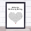 Tim Halperin Forever Starts Today White Heart Song Lyric Quote Music Print