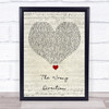 Passenger The Wrong Direction Script Heart Song Lyric Quote Music Print