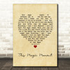 The Drifters This Magic Moment Vintage Heart Song Lyric Quote Music Poster Print