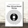 Ocean Colour Scene The Riverboat Song Vinyl Record Song Lyric Quote Music Print