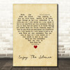 Depeche Mode Enjoy The Silence Vintage Heart Song Lyric Quote Music Print